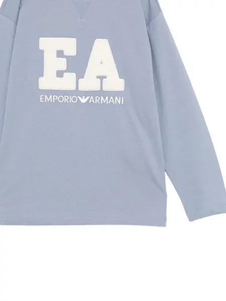 Koszulka dziecięca Emporio Armani niebieska