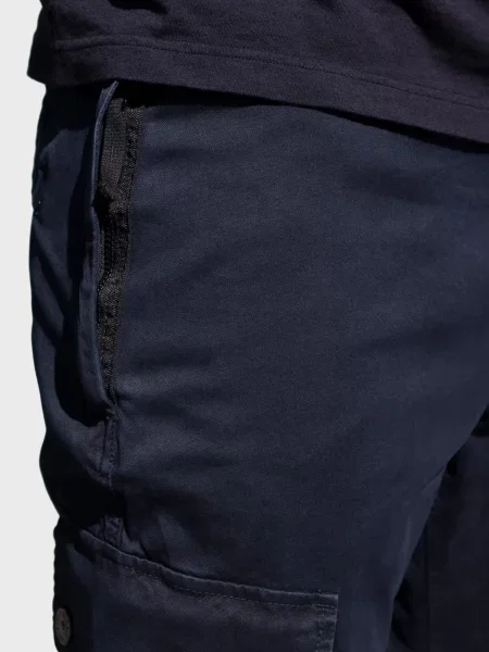 Брюки Stone Island с камнями синие