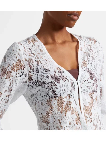 Rochie Bananhot din dantelă alb