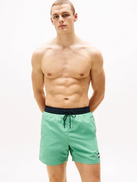 Rövid fürdőruha Tommy Hilfiger zöld