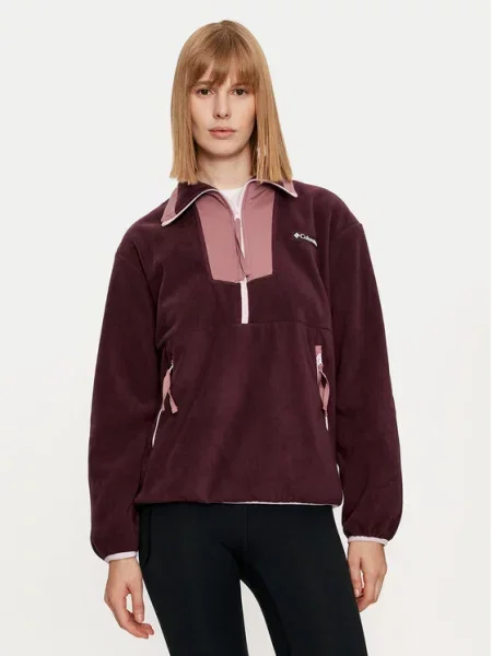 Fleece φλις φούτερ Columbia μωβ