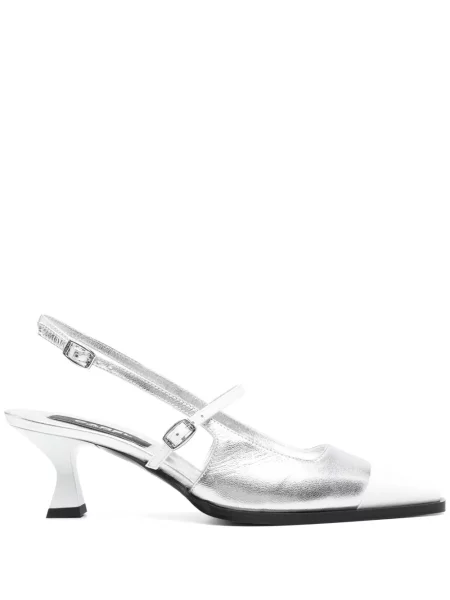 Pantofi cu toc Carel Paris argintiu