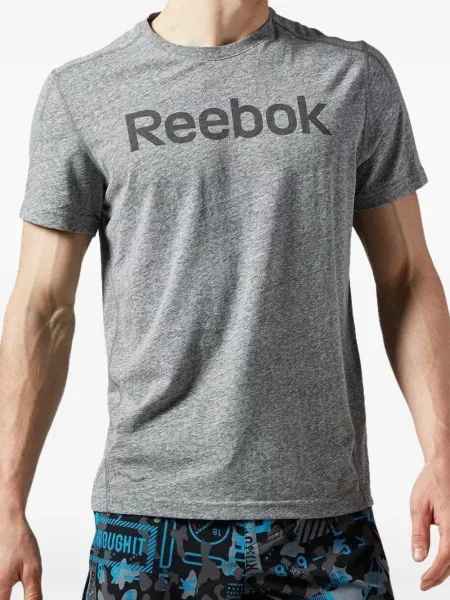 Tricou Reebok cu autograf gri