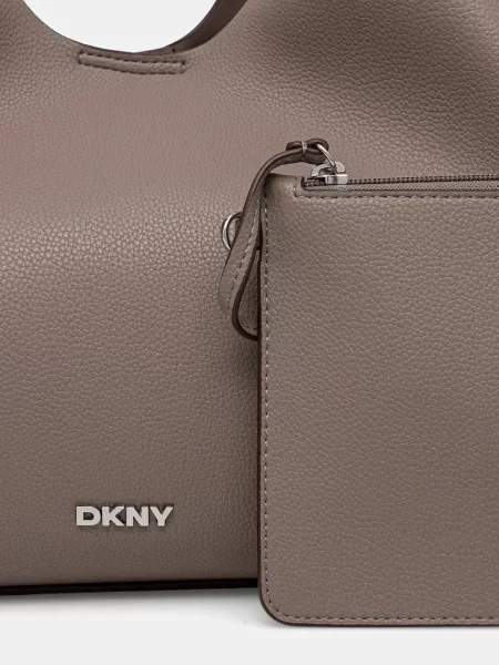 Műbőr shopper táska Dkny bézs