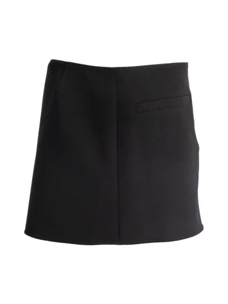 Spódnica mini Courreges z logo czarna