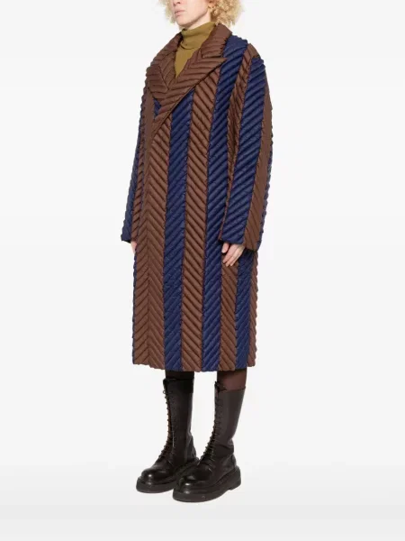 Palton Raxxy cu model herringbone albastru
