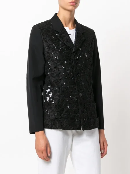 Krajková bunda Comme Des Garçons Pre-owned černá