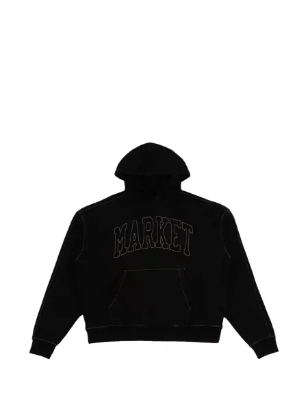Hanorac cu glugă Market cu broderie negru