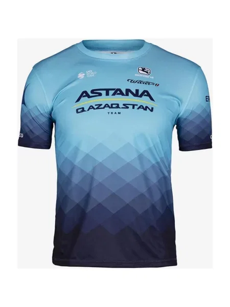 Koszulka Astana Qazaqstan Team FRC PRO z krótkim rękawem XS niebieska