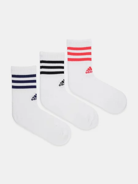 Чорапи adidas Essentials 3 чифта бяло