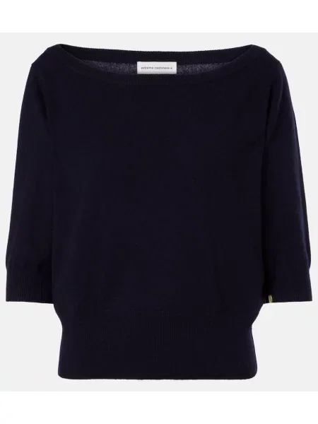 Pulover Extreme Cashmere din cașmir negru