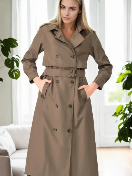 Trenci Dewberry kaki