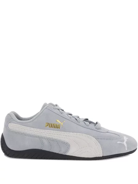 Sneakerși Puma Suede din piele de căprioară gri