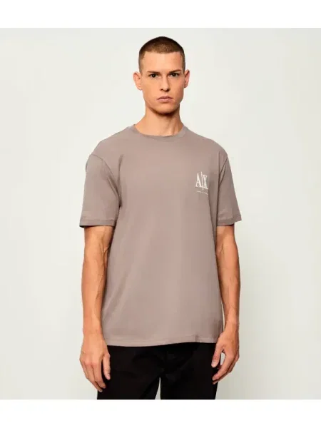 Rövid ujjú pólóing Armani Exchange bézs