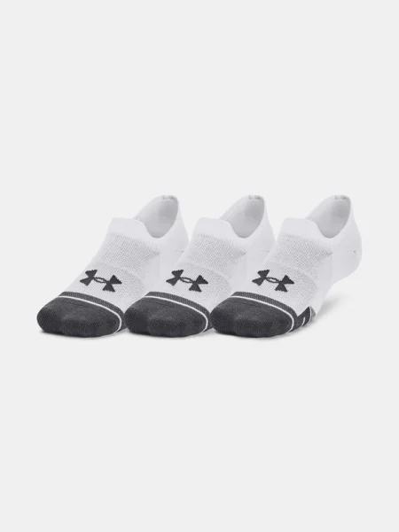 Under Armour Performance Tech Ultra Low zokni 3 pár fehér/fehér/sugárszürke. Méret: XL fehér