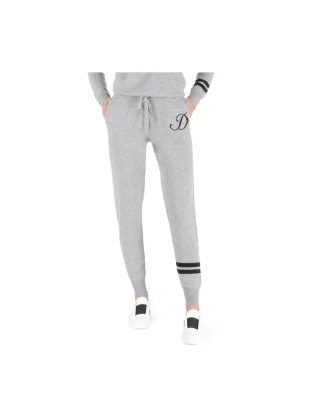 Joggery Dee Ocleppo z kaszmiru szare