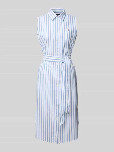 Sukienka koszulowa Polo Ralph Lauren niebieska