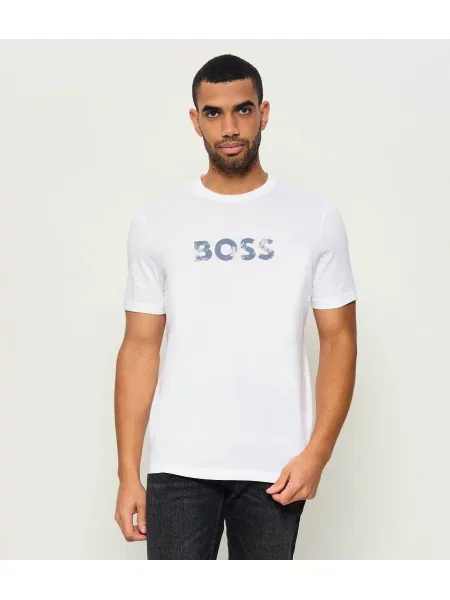 BOSS ORANGE Tricou Te_Effect alb