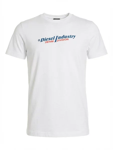 DIESEL Tricou T-Diegor New Industries' alb