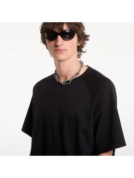 Krátky tričko Y-3 s krátkymi rukávmi čierna