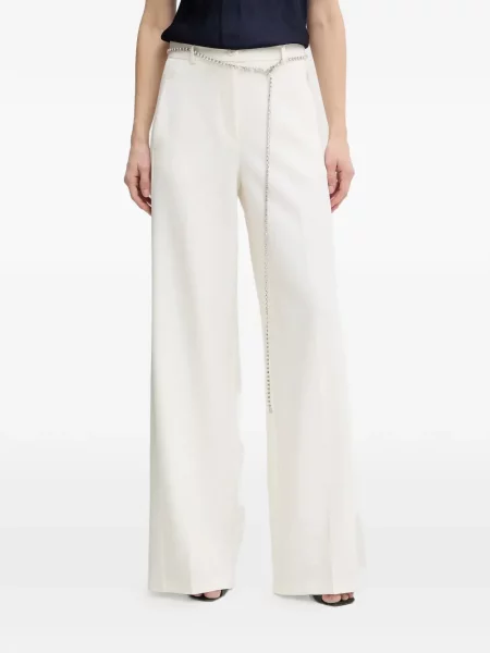Pantaloni Pinko alb