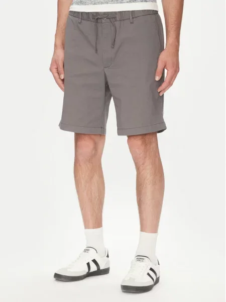 Šortky z materiálu Jack & Jones šedé