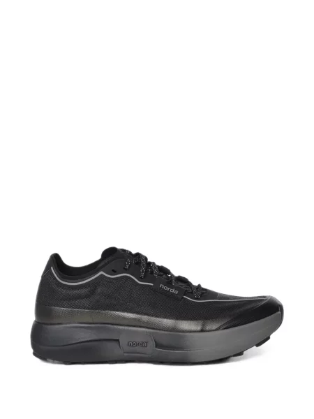 Sneakerși Norda cu aplicații negru