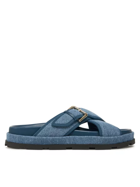 Шлепанцы Pollini синие