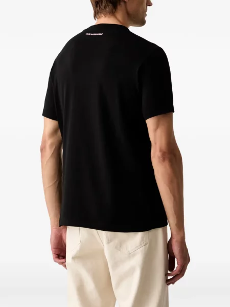Tricou Karl Lagerfeld cu imagine negru