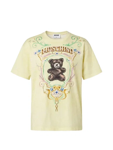 Ursuleț de pluș tricou Moschino galben