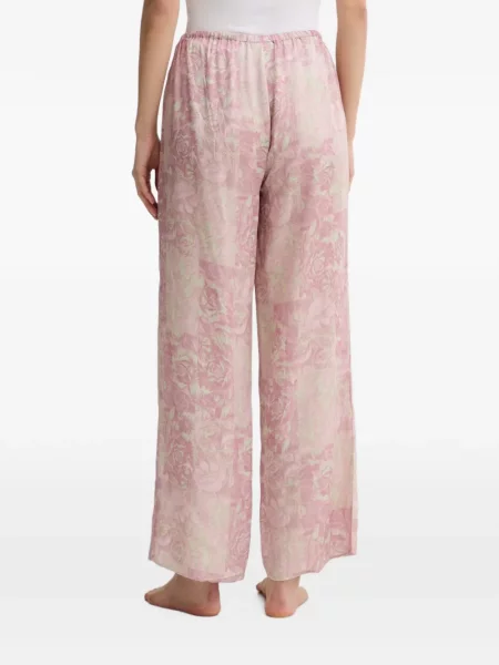 Pijamale Chantelle cu model floral cu imagine roz