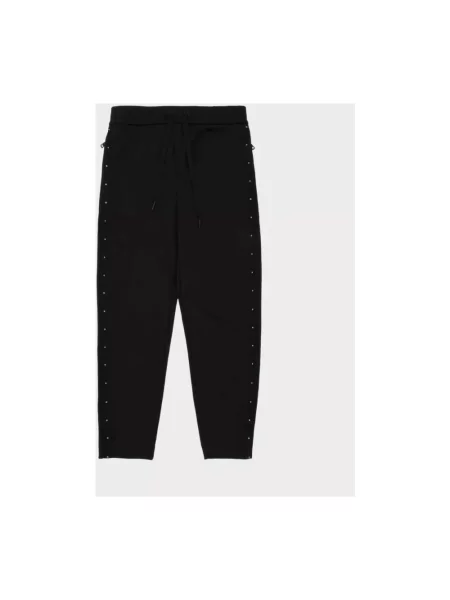 Spodnie dresowe Moncler z nitami czarne