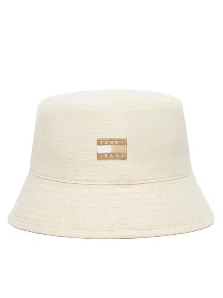 Klobuk Tommy Hilfiger Heritage Bucket bež