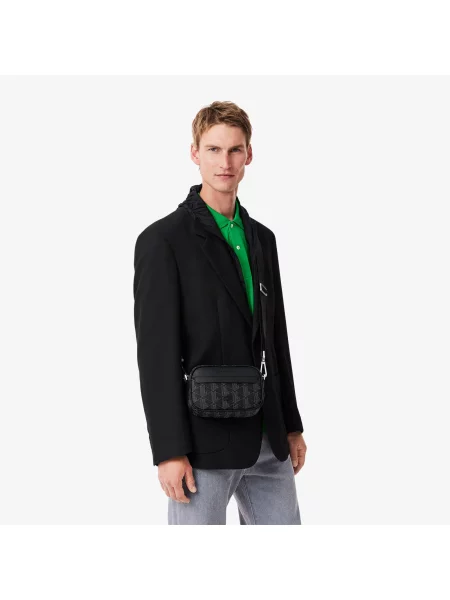 Lacoste Mała Saszetka The Blend czarna