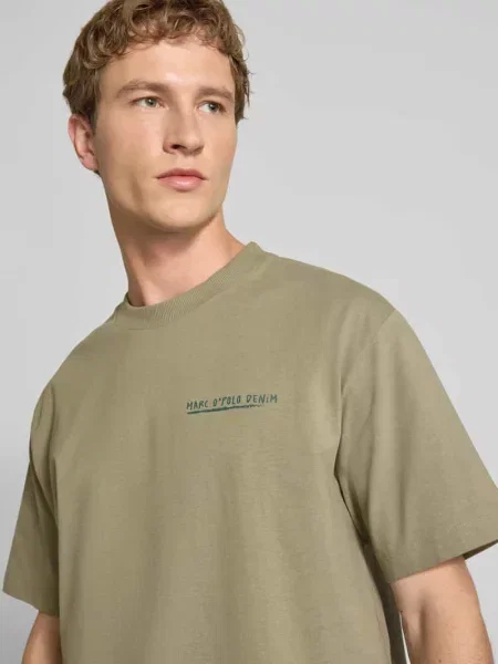 T-shirt o kroju relaxed fit z czystej bawełny Marc O'polo Denim