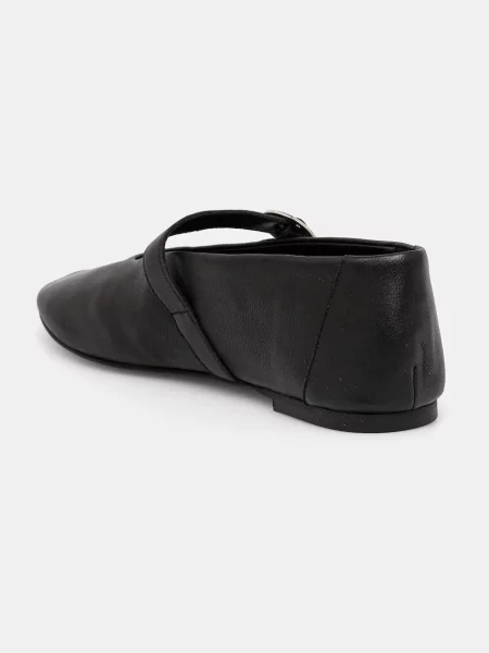 Кожаные балетки Aldo черные