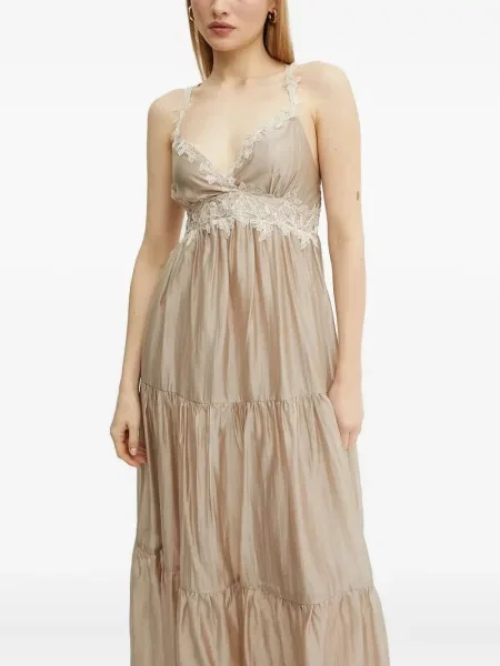 Rochie maxi Ermanno Scervino din dantelă de costum