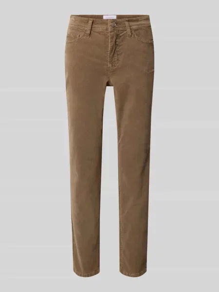 Spodnie sztruksowe o skróconym kroju model ‘PIPER CROPPED’ Cambio