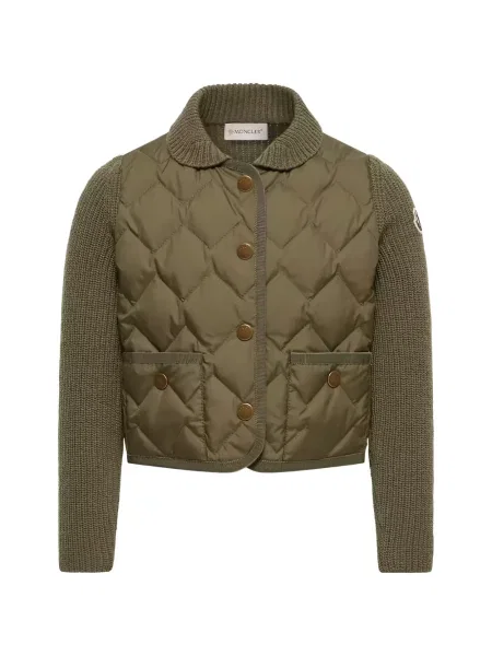 Kardigan dziecięcy Moncler Enfant zielony