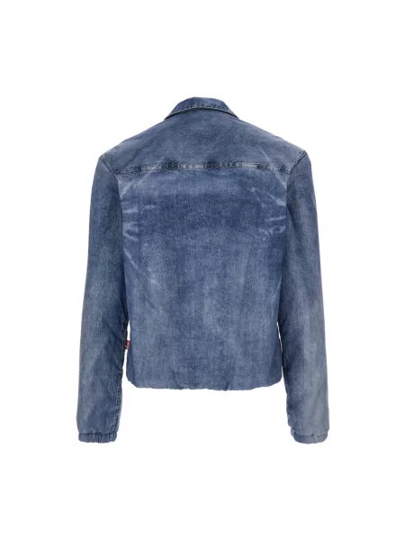 Kurtka jeansowa Diesel niebieska
