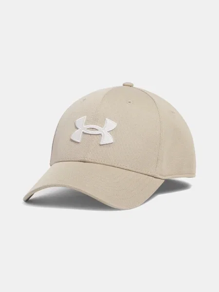Kšiltovka Under Armour Blitzing city khaki/white quartz hnědá
