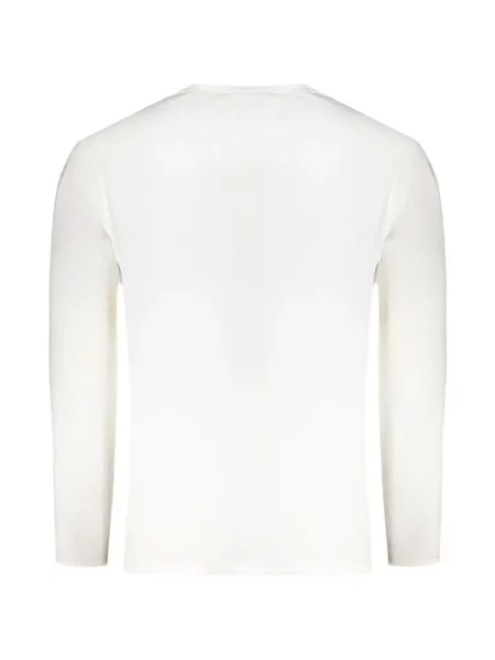 Lung tricou Pepe Jeans cu imagine alb