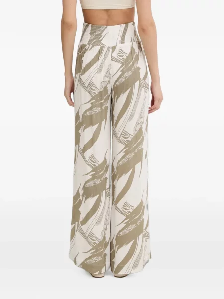 Pantaloni Dkny cu imagine cu imprimeu abstract