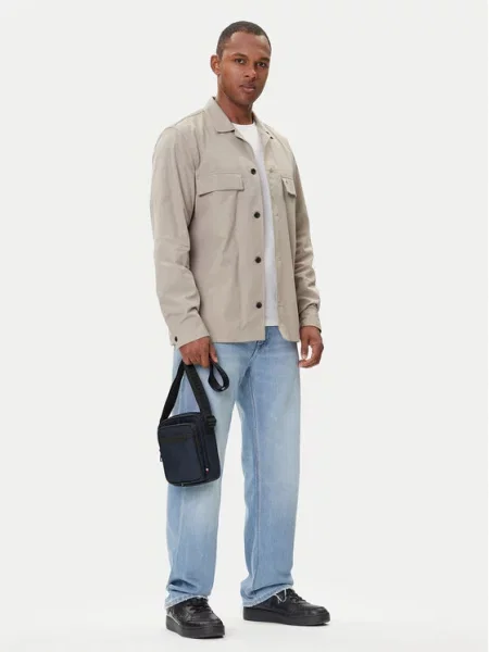 Torbica za okoli pasu Tommy Hilfiger modra