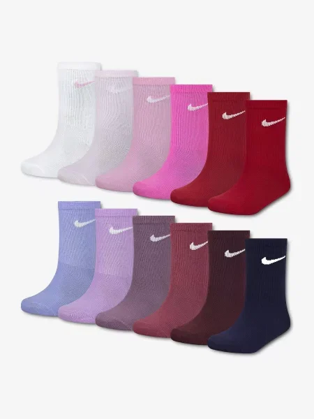 Nike Sportswear Čarape mornarsko plava / golublje plava / tamno smeđa / lavanda / ljubičasto crvena / tamno ljubičasta / fuksija / puder roza / prljavo roza / purpurna bijela