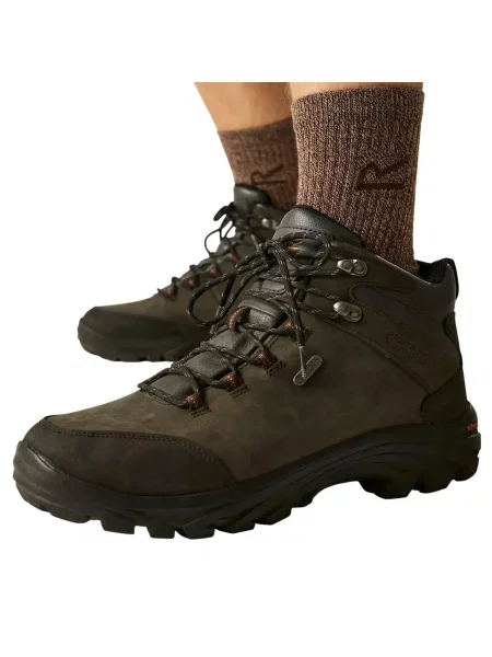 Buty Trekkingowe Skórzane Burrell czarne