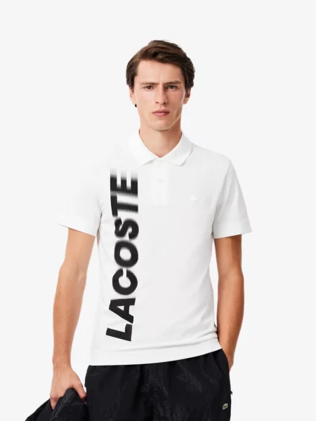 Поло Lacoste белое
