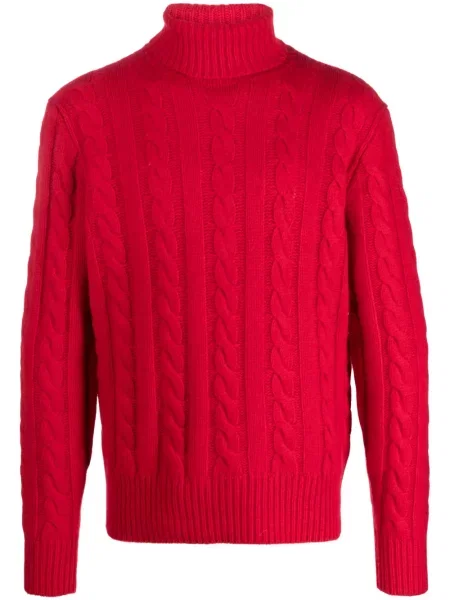 Kostkovaný reverzibilní svetr Polo Ralph Lauren s aplikacemi šedý