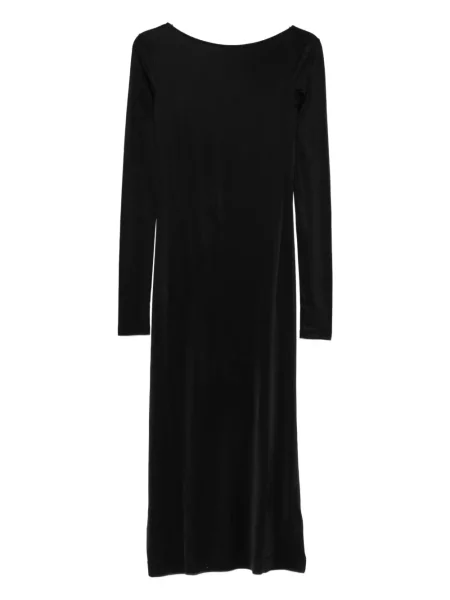 Rochie midi Filippa K din jerseu până la genunchi de costum negru