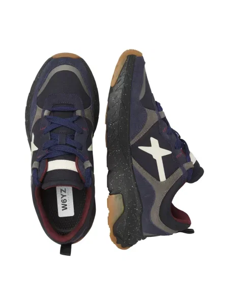 Sneakersy W6yz skórzane niebieskie